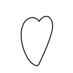 hand drawn doodle of heart