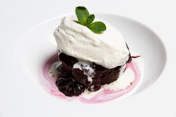 Foundant cu ice cream

