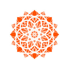 asian circle flower pattern. Ornamental round pattern. Round Pattern Mandala. Round backgrounds for the greeting cards, invitation, tattoo template, business style, cards or else. Vector illustration