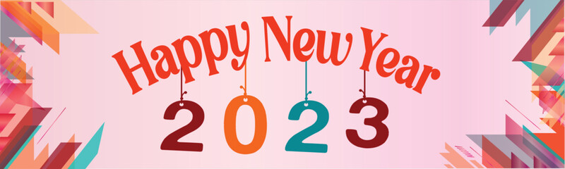Happy new year banner backgroung