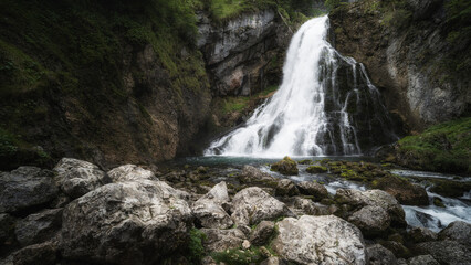 Fototapeta na wymiar Gollinger Wasserfall
