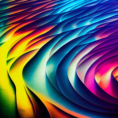Fototapeta premium Color waves