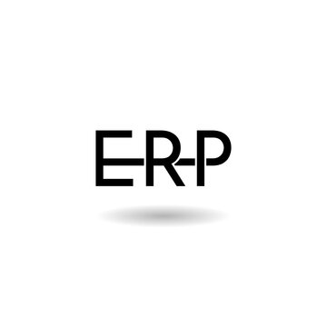 ERP logo icon with shadow