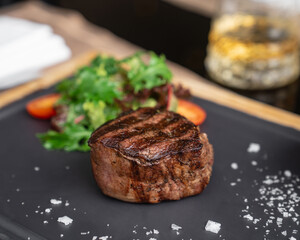 beef steak on the table