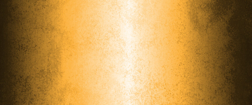 White orange background with black gold center and old distressed vintage grunge texture design with in elegant vintage website or banner layout with orange grunge border and light center.