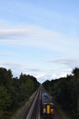 Fototapeta premium train on the road