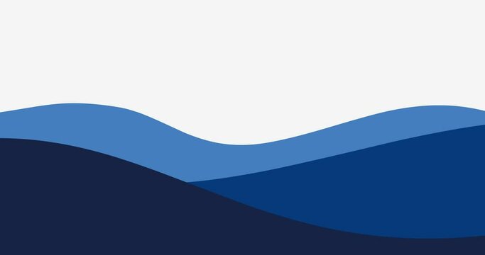 blue gradient wave wave background animation