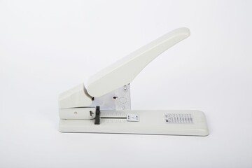 Manual stapler isolated on white background - obrazy, fototapety, plakaty