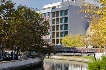 Cidade de Aveiro, vista parcial da região centro, Av. Dr. Lourenço Peixinho, Cais da fonte nova,...