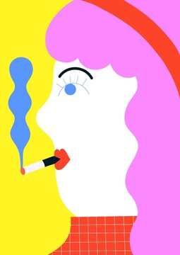 Smoking Woman
