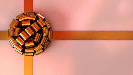 Wrapped Present with a bow