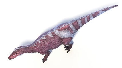 3d rendered dinosaur illustration of the Edmontosaurus