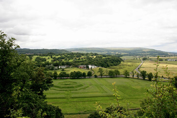Fototapeta na wymiar View from near Stirling Castle, Stirling, Scotland