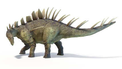 3d rendered dinosaur illustration of the Kentrosaurus © Sebastian Kaulitzki
