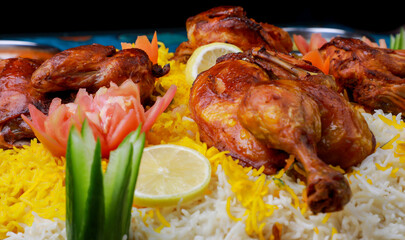 Arabian Roasted Full Chicken Biryani