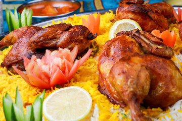 Arabian Roasted Full Chicken Biryani