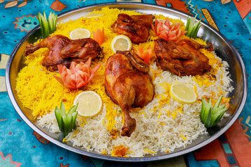 Arabian Roasted Full Chicken Biryani