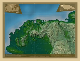 Hanover, Jamaica. Physical. Labelled points of cities