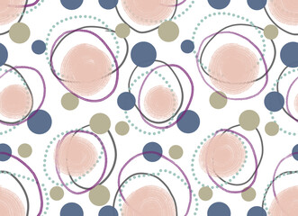 Seamless abstract pattern. Beautiful texture for textile or paper print. textile illustration. Cute colorful background.