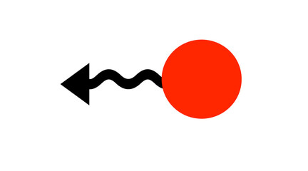 Red And Blue arrow icon, Multicolored arrow indicator Symbol