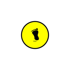 Obraz premium animal shoe sole icon image illustration vector design foot