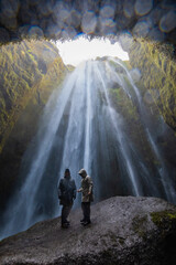 Obraz premium Gljufrafoss waterfall, Iceland