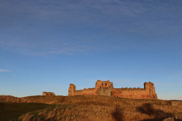 Obraz premium Tantallon Castle, North Berwick, North Lothian, Scotland