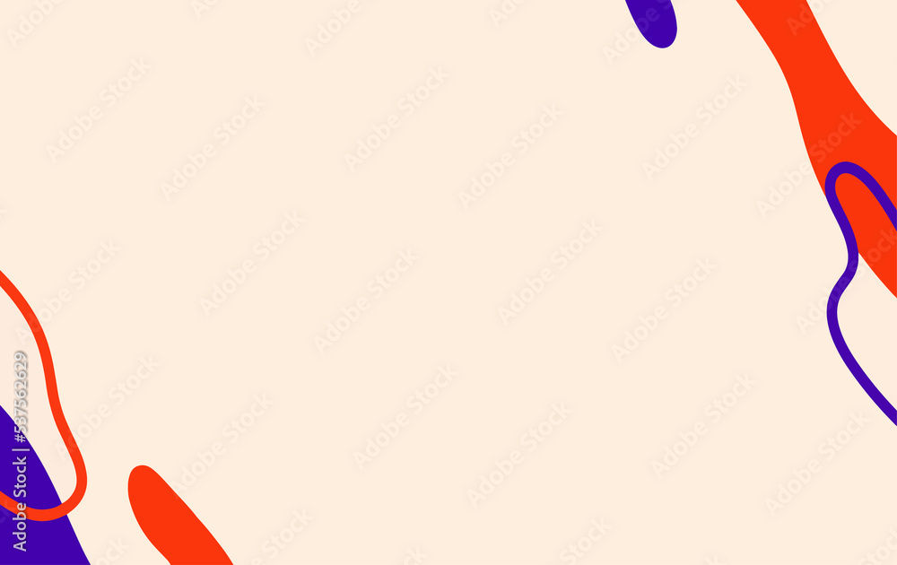 Poster abstract fluid background pattern in colorful shape design. modern retro design style for poster, fl