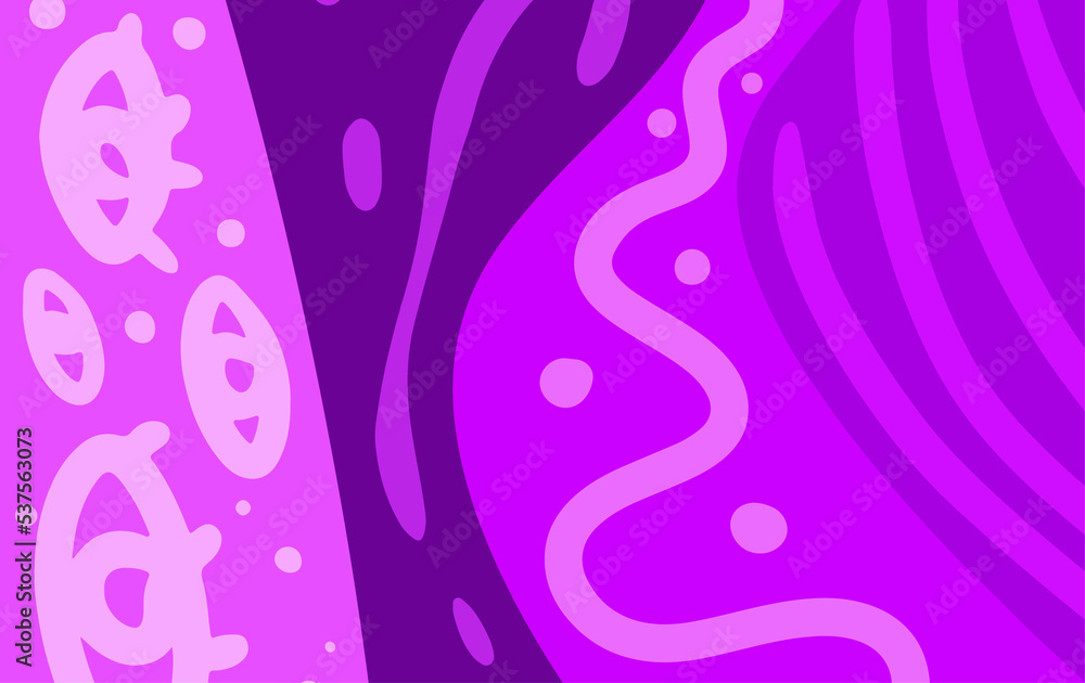 Poster abstract trendy background design in ethnic style. retro modern illustration outline stroke pattern