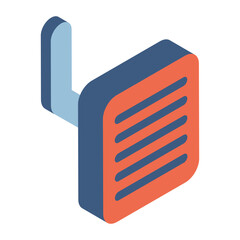 Car accelerator Pedal Vector Icon isometric Design, Motor Vehicle Service and automobile repair shop Symbol, Lorry spare parts Sign,  automotive technician equipment stock, Speed Controller Lever Conc