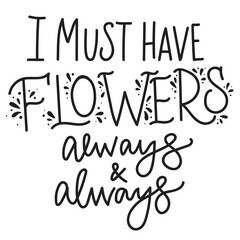 Hand drawn feminine lettering 