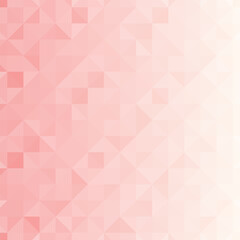 Pink color abstract background, triangle pixel mosaic. Abstract gradient pixel background