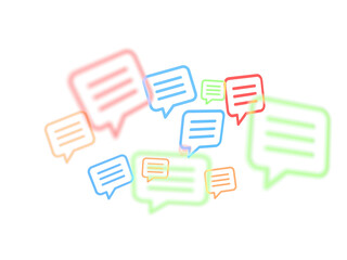 Talk bubble speech icon. Hand holding blank