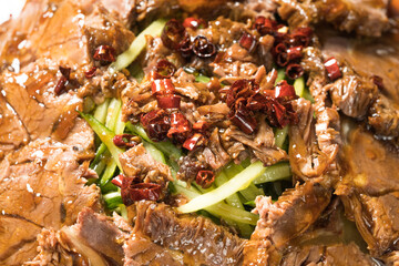 Classic old dish beef in traditional sauce