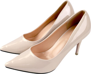 court shoes high-heeled, classic nude court shoes, women's leather platform shoes