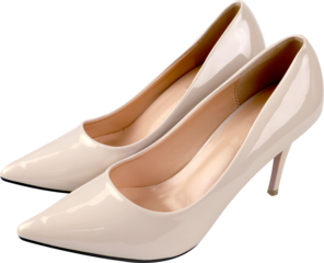 court shoes high-heeled, classic nude court shoes, women's leather platform shoes