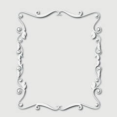 Frame, in the style of an ornament, Vector illustration eps 10, Art.