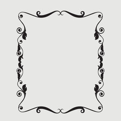 Frame, in the style of an ornament, Vector illustration eps 10, Art.