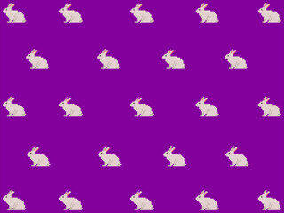 art illustration draw artwork background pixel character icon symbol design pattern animal concept set of rabbit bunny