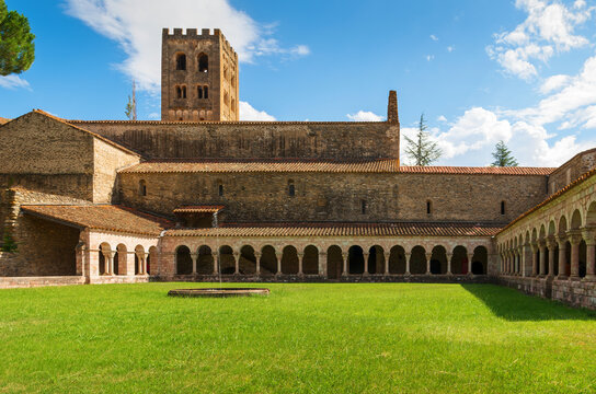 Abbaye de Saint-Michel de Cuxa,Pyr&eacute;n&eacute;es-Orientales,Occitanie,France.