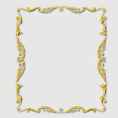 Frame, in the style of an ornament, Vector illustration eps 10, Art.