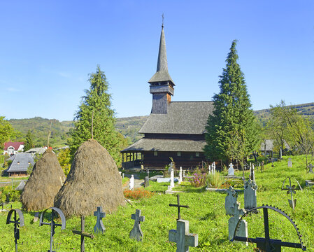 Poienile Izei - The commune's Saint Parascheva Church was built in 1700 and is one of eight Wooden Churches of Maramures that are listed by UNESCO as a World Heritage Site