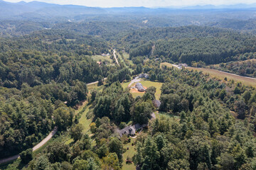 Fototapeta premium drone mountain views