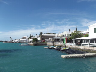 Waterfront of the historic town of St. George, Grand Bermuda, Bermuda