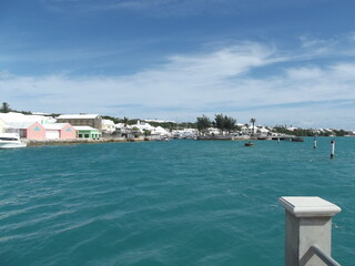 Waterfront of the historic town of St. George, Grand Bermuda, Bermuda