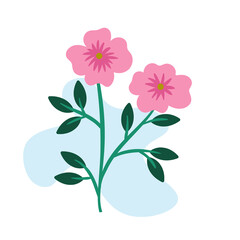 Art Illustration Pattern Seamless symbol icon botanical logo plants of aesthetic flower media social