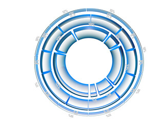 sphere network structure - abstract design connection design