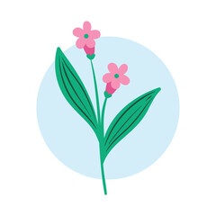 Art Illustration Pattern Seamless symbol icon botanical logo plants of aesthetic flower media social