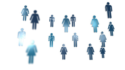  people network structure HR - Human resources management and recruitment