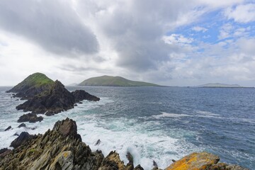 Along the Dingle peninsula in Ireland